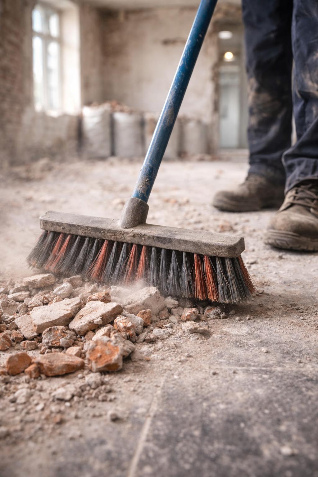 Temizlik ve süpürme çalışması